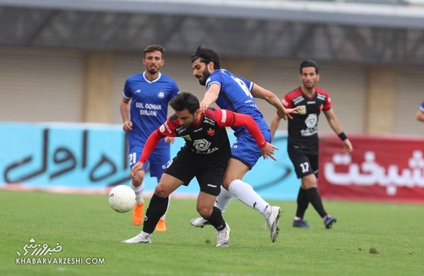 بازی جذاب گلگهر و پرسپولیس