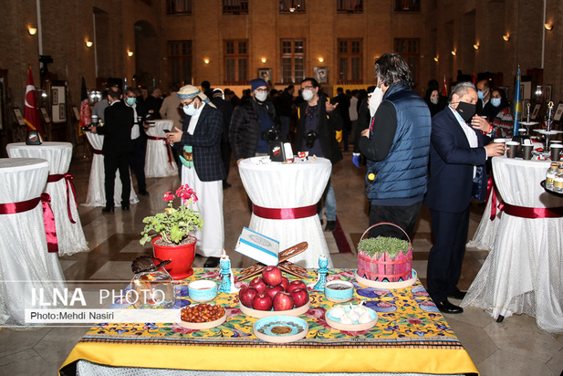 مراسم جشن نوروز ۱۴۰۰ با حضور سفرای خارجی در وزارت خارجه