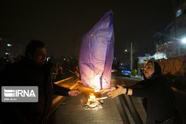 چهارشنبه‌سوری در تهران