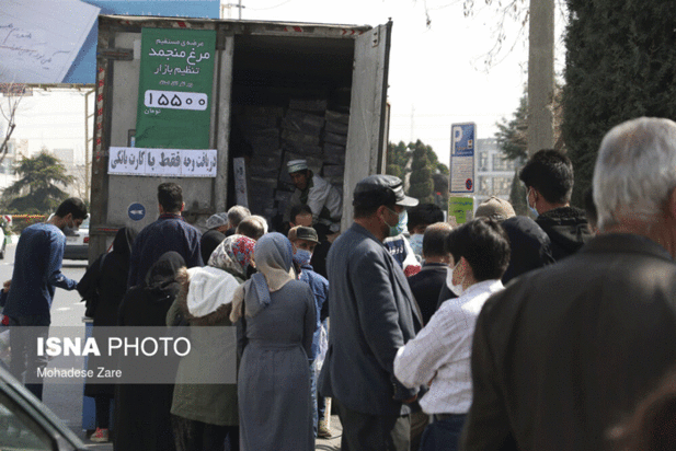 صف‌های طولانی مرغ در شهر‌های ایران