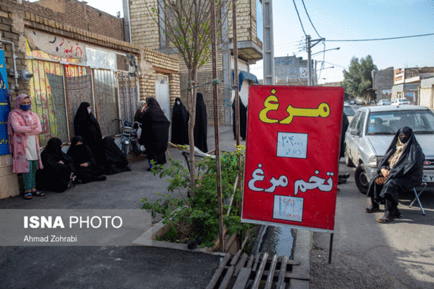 صف‌های طولانی مرغ در شهر‌های ایران