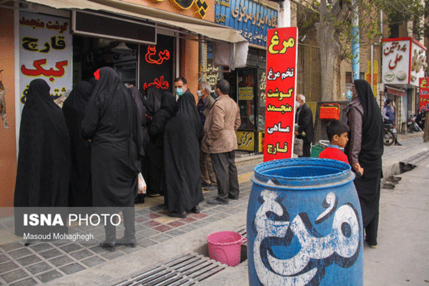 صف‌های طولانی مرغ در شهر‌های ایران