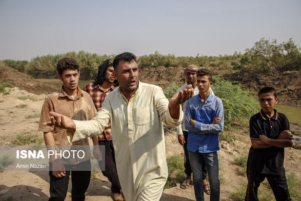 حضور نیرو‌های دامپزشکی خوزستان در مناطق درگیر تنش آبی