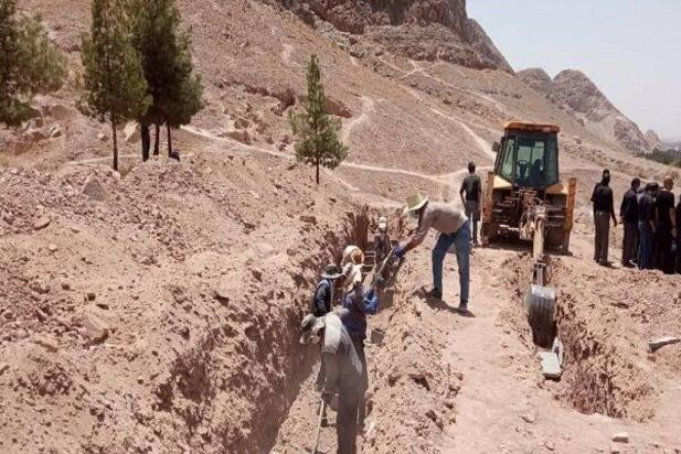 گوردسته جمعی کرونایی در کرمان