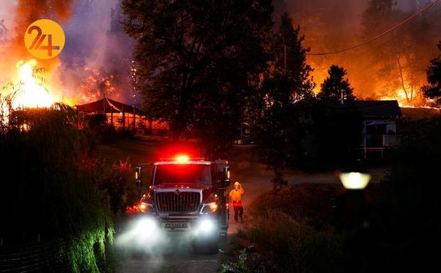 دومین آتش‌سوزی بزرگ در کالیفرنیا