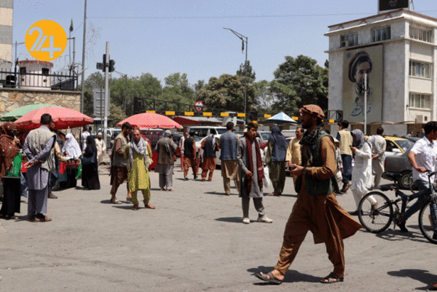 تصاویر طالبان در دروازه کابل