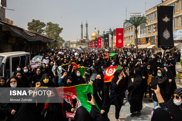 تجمع زنان افغانستانی در اعتراض به طالبان