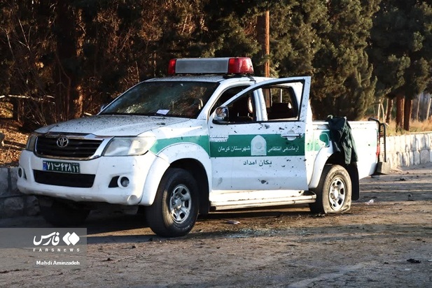 تصاویر دلخراش حادثه انفجار کرمان