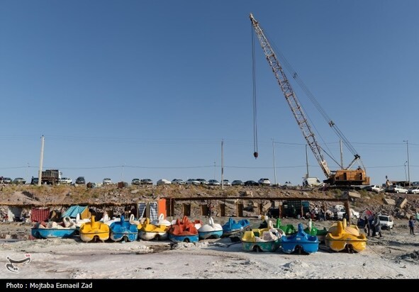 مسافران تابستانی دریاچه ارومیه